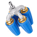4000PSI Pressure Washer 1/4inch Connect Rotating 4 Outlet Orifice Turbo Nozzle