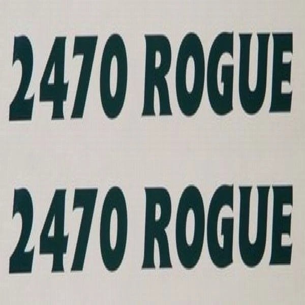 Cruisers Yachts 2470 Rogue Boat Decals - Dark Green (pair)