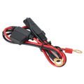 Terminal Power Cable for Sae Motorcycle 10A Fuse 18AWG 1pcs for 2 Feet