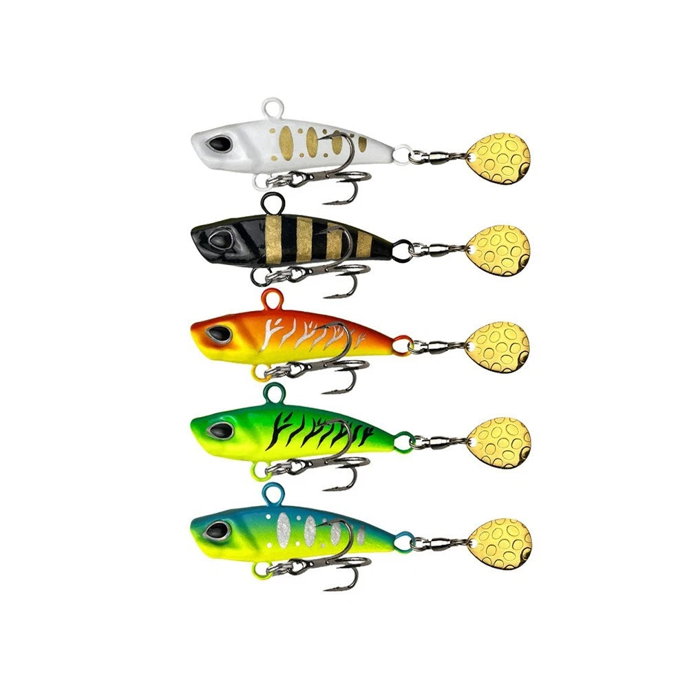 Fishing Lure 5pcs Metal Vib Blade 720g Sinking Vibration Baits with 3D Eyes