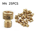Main Jet Set Carburetor Nozzle Kit Part Replacement Tool 4-Stroke Scooters 25pcs