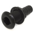 Skier's Choice Boat Thru Hull Fitting - 3/4 Inch Barbed Black Plastic