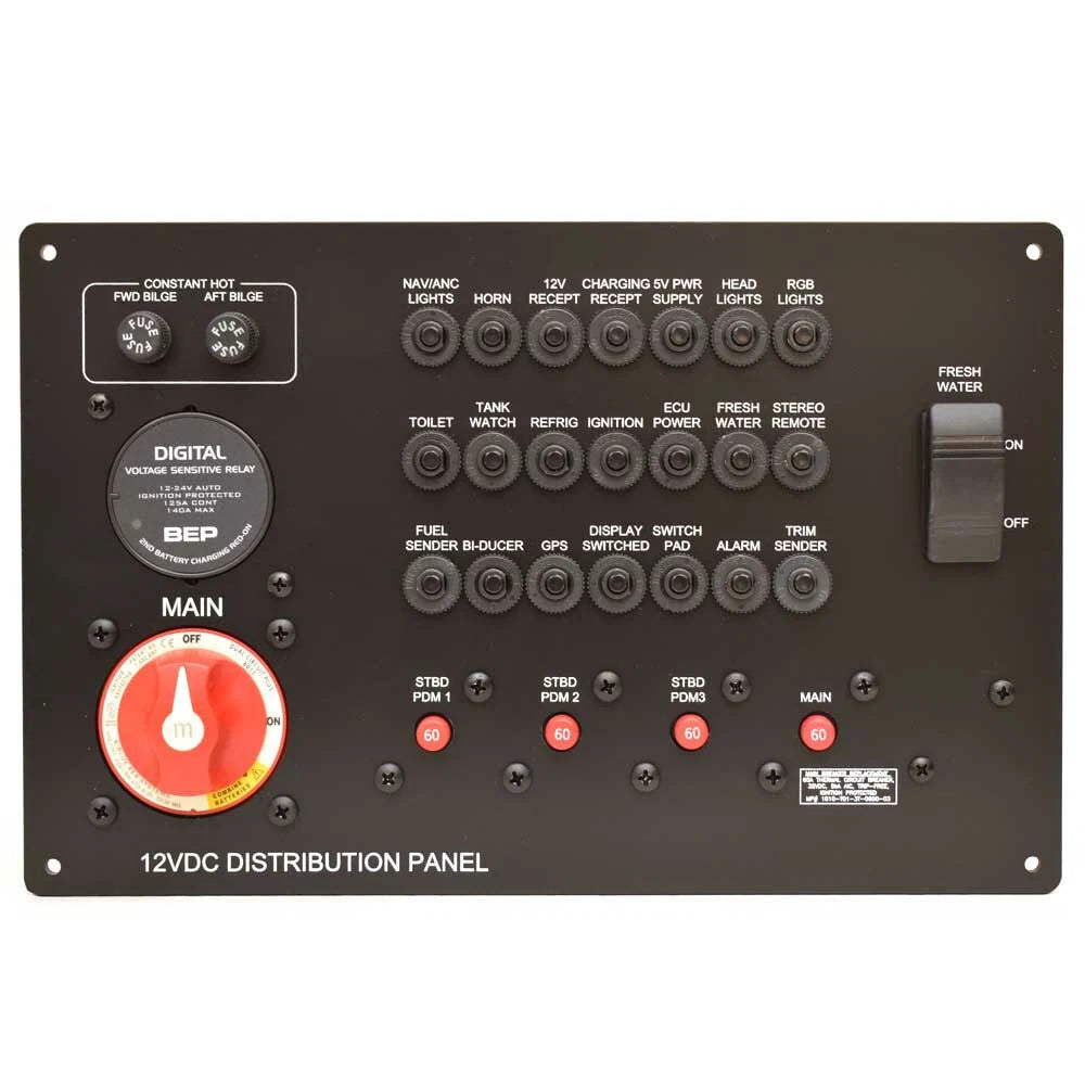 MasterCraft Boat Power Distribution Panel 501260 - X26 Breaker 12VDC