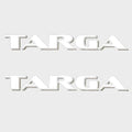 Tracker Boat Decals 58882 - Targa Logo White Stickers (pair)