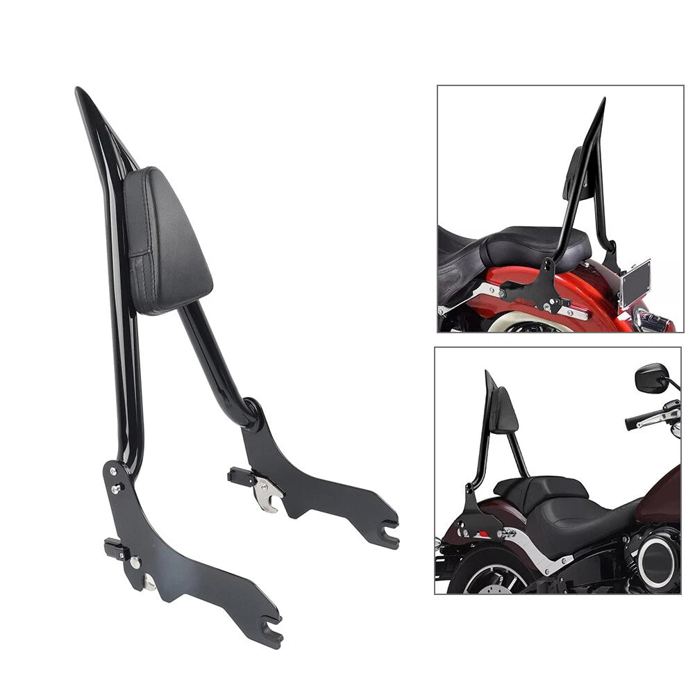 Sissy Bar Passenger Backrest for Harley Street Bob FXBB 114 FLHCS FLDE 2018-Up