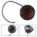 Light Black Brake Light for Motorcycles License Plate Motorcycle Round