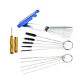 Carburetor Spray Cleaning Brush Tool Four Piece Set for Small Engine Repair