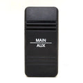 Carling Boat Rocker Switch Cover - Main AUX Black Lighted Actuator
