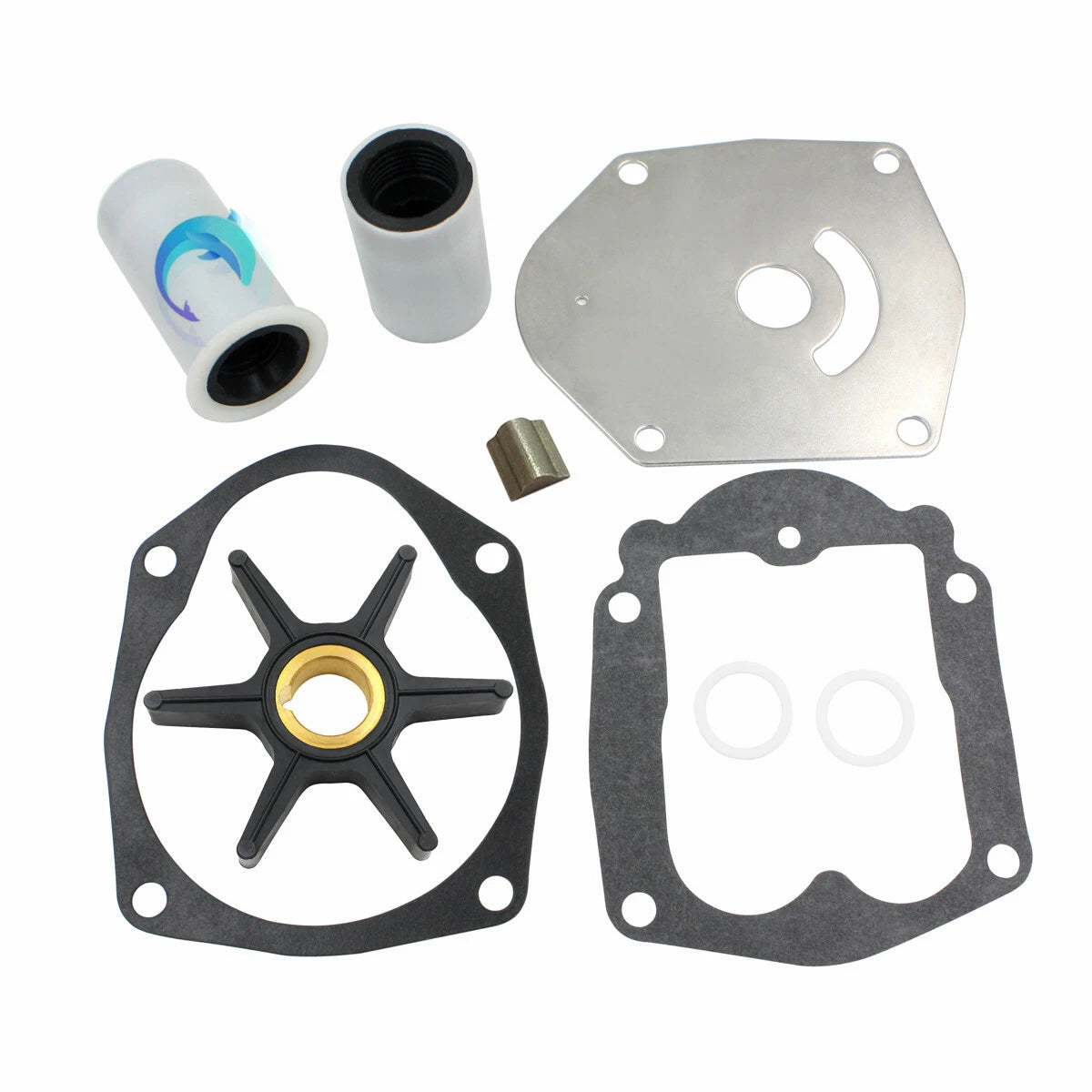 Outboard Water Pump Impeller Kit 821354A2 for Mercury 30HP 40HP 45HP 50HP Engine