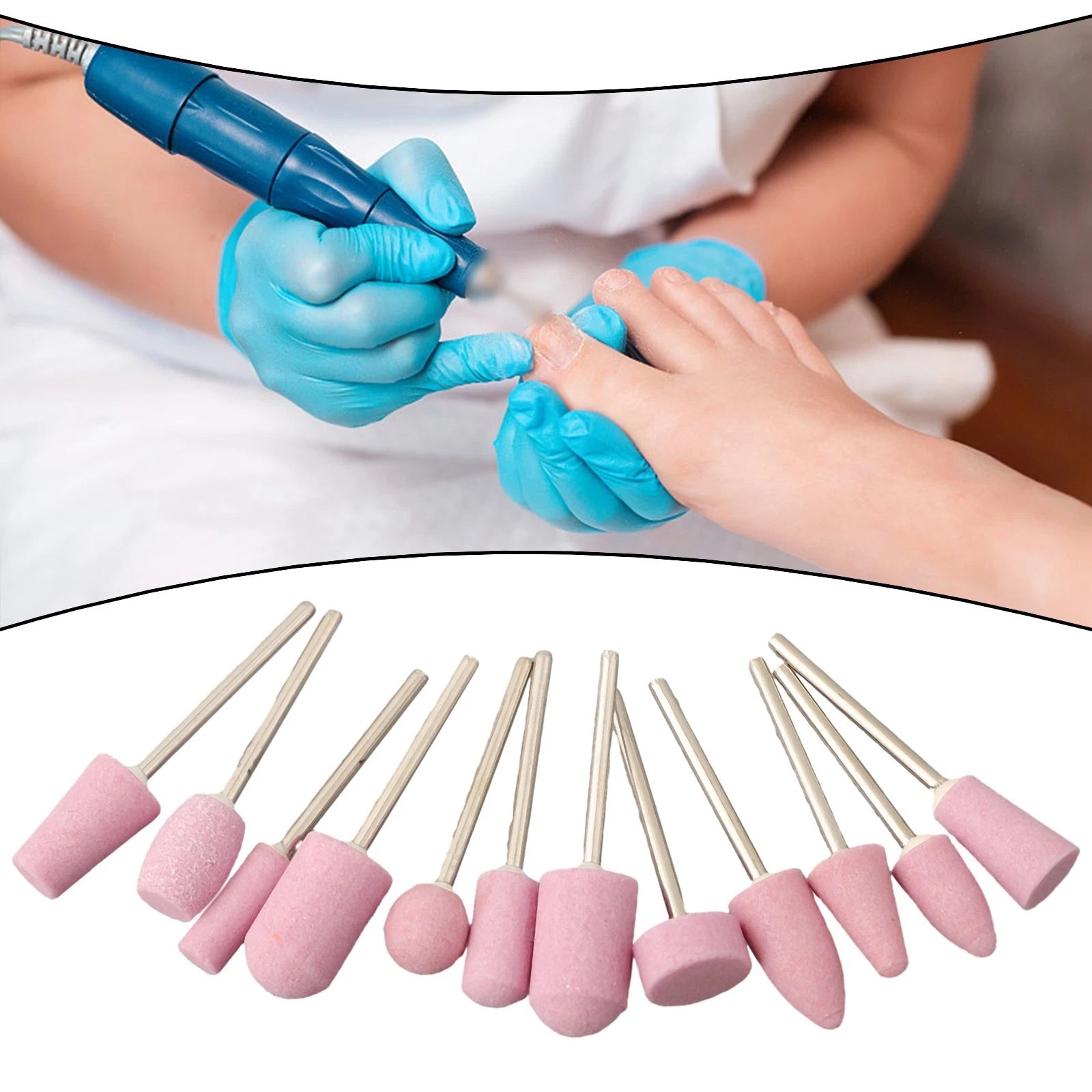 12pcs Abrasive Mounted Stone for Rotary Tools Grinding Wheel Head Accessories