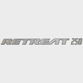 Lowe Boats Raised Emblem Model Decal 2257117 - Retreat 250 Sticker