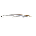 Rinker Boat Graphic Decal 218380 - Captiva Gold Silver Gray
