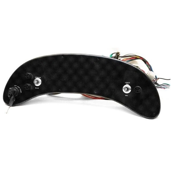 Tracker Boat Ignition Dash Panel 166692 - Carbon Fiber Plastic