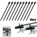 10Pcs Fir Tree Push-In Releasable Wiring Cable Zip Tie Wrap Car/Boat Traile