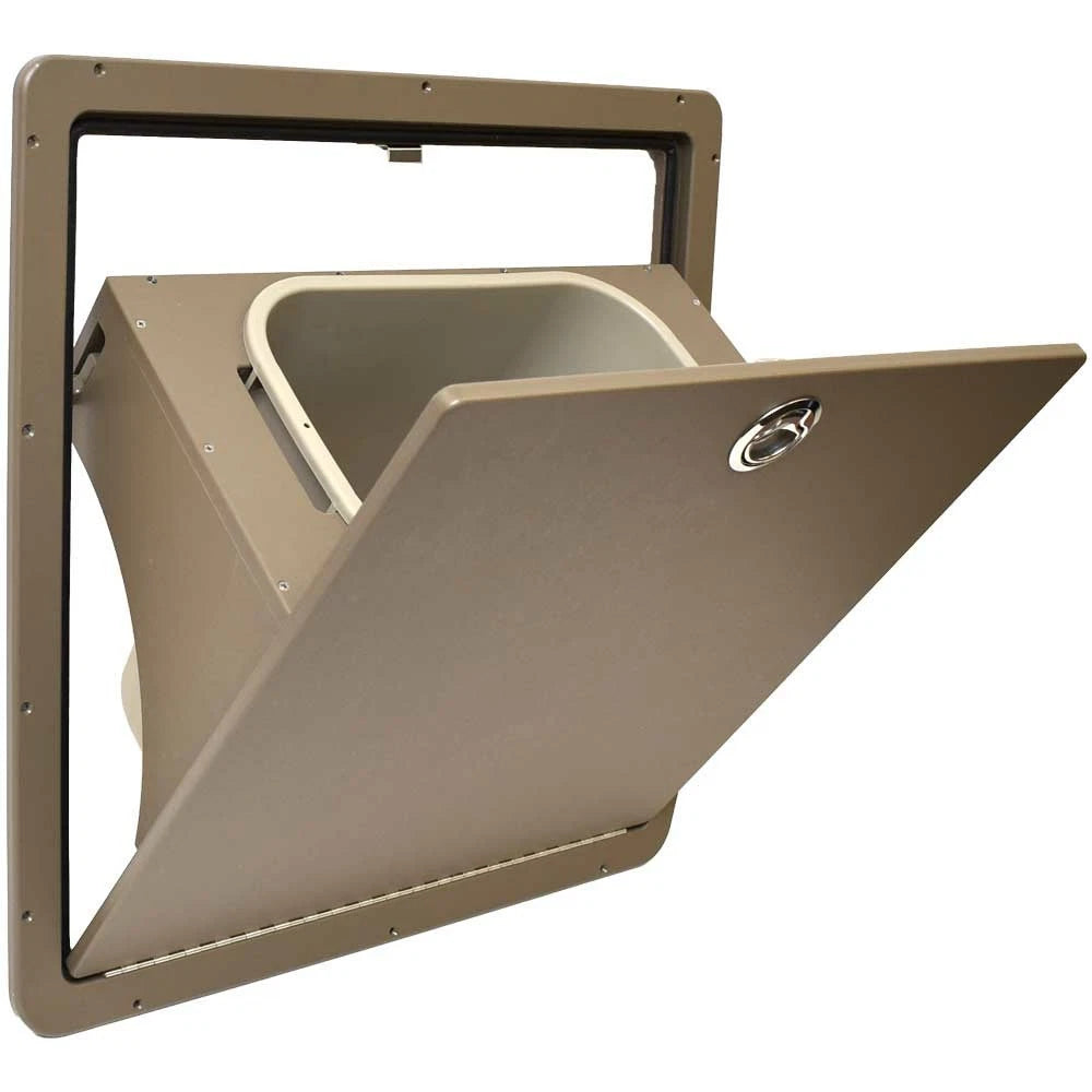 Sun Tracker Pontoon Boat Trash Can Hatch 206098-313025 - Brown