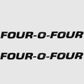Carver Boat Decal Stickers - Four-O-Four Black (pair)