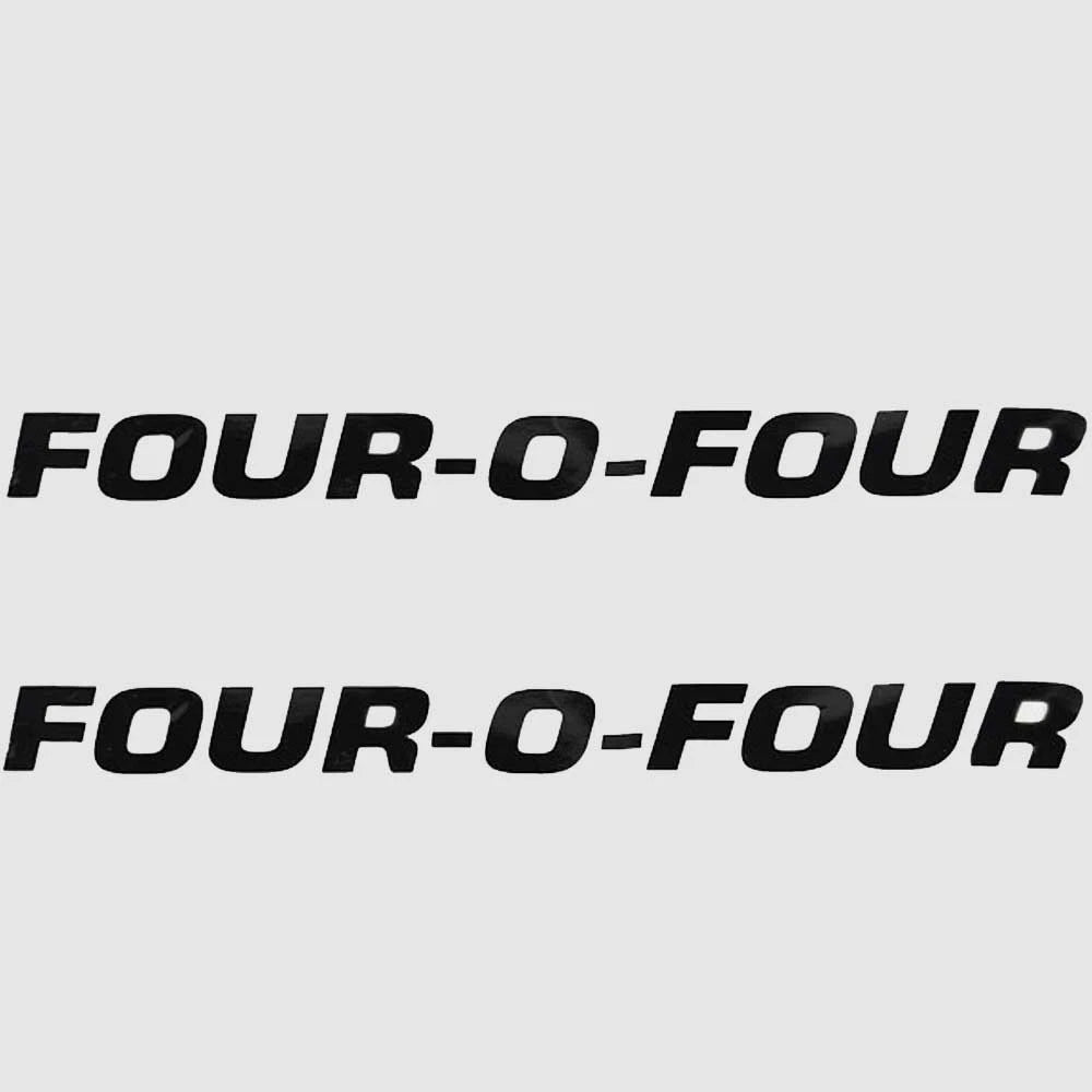 Carver Boat Decal Stickers - Four-O-Four Black (pair)