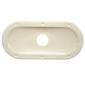 Rinker Boat Cover Plate 220616 - 15 X 7 Inch Off White Plastic
