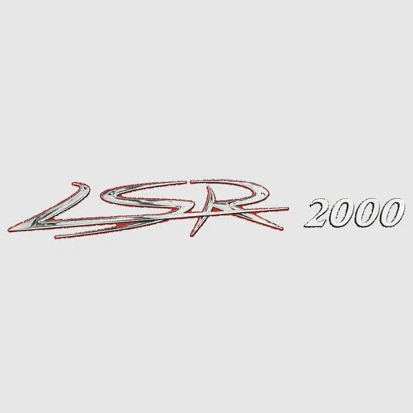 Larson Boat Raised Decal Sticker 8624-138-01 - LSR 2000 Emblem