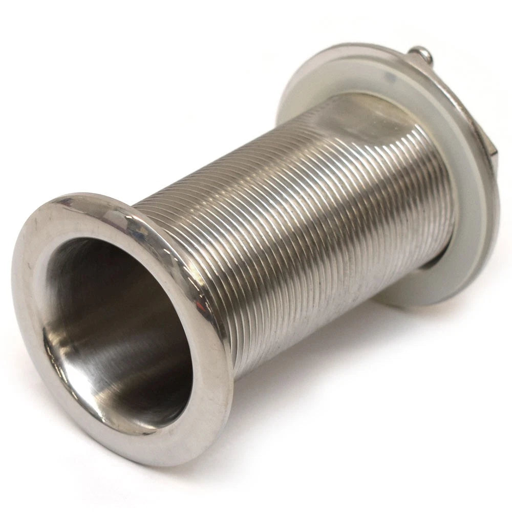 Gemlux Boat Thru Hull Fitting TH-150-425 - 1 7/8 Inch Stainless Steel