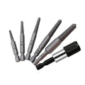 6 X Stud Screw Extractor Remover 1/4 Inch Hex Shank Damaged Bolt Easy Out Tool