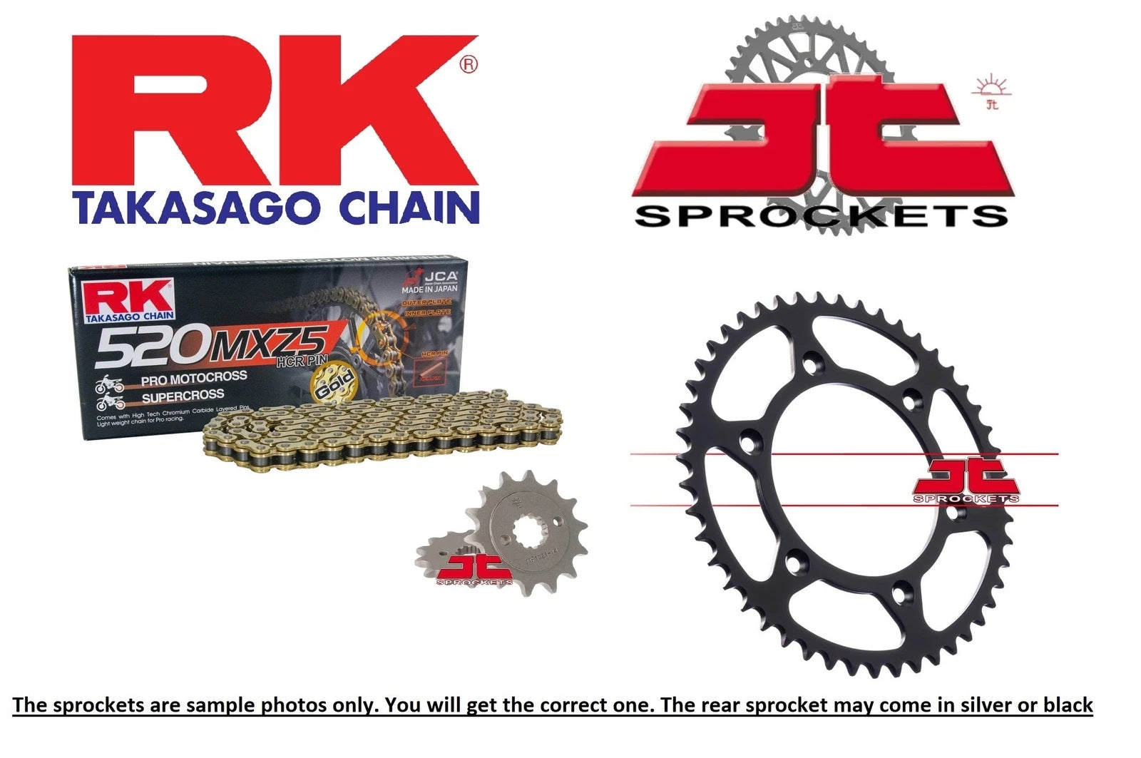 RK Chain and JT Sprockets for Honda CRF450 X-M 21
