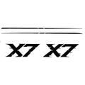 MasterCraft Boat Raised Decal Kit 7506007K - X-7 Midnight Black