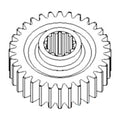381506R1 PTO Drive Gear Fits Case-IH Tractor Models 986 966 886 856 +