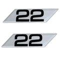 Ranger Boat Raised Decals 7604010 - 22 Emblem Sticker (pair)