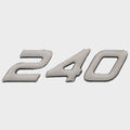 Premier Pontoon Boat Raised Emblem Decal 70010530 - 240 Sticker Silver