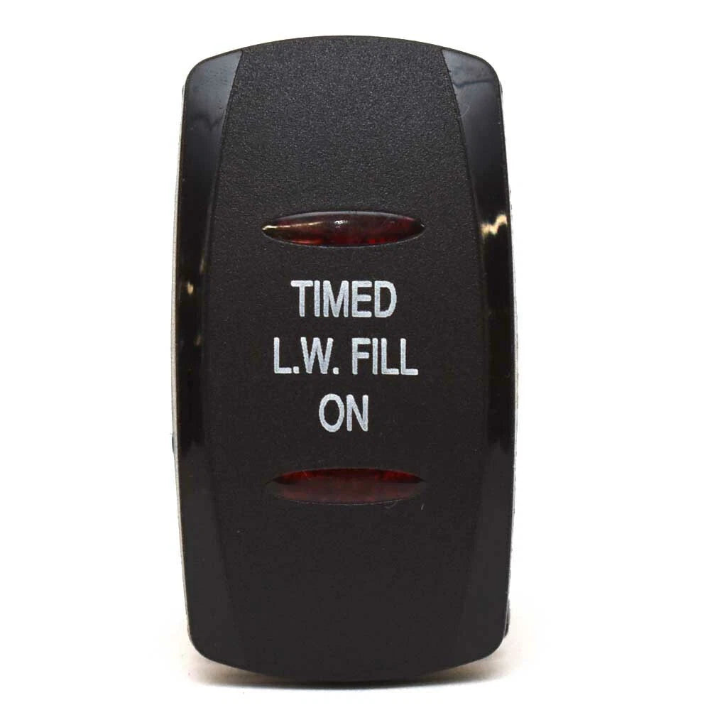 Carling Boat Rocker Switch - Livewell Fill On/Off/On 12V - 20A