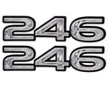 Rinker Boat Brand Decal - 246 Stickers (pair)