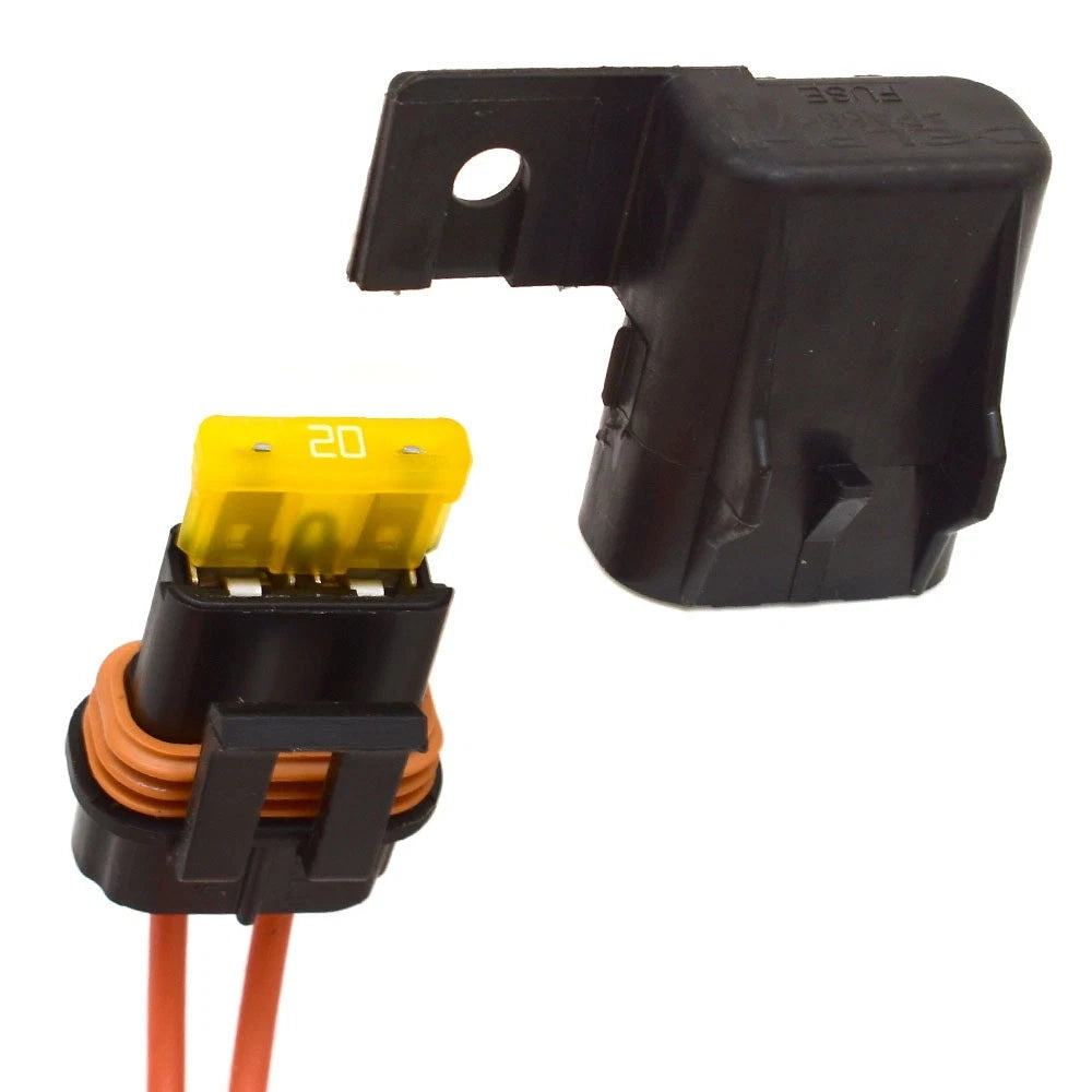Blue Wave Boat Fuse Holder 195814-32 - 20 Amp 14 AWG Wire