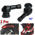 Aluminum Motorcycle Tire Valve Stem Black Motorcycle and