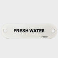 Marquis Boat Label Tag 7160927 - Fresh Water White Plastic