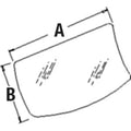 Lower Windshield Glass Fits John Deere Replaces 4369588