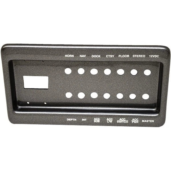 Godfrey Boat Blank Breaker Panel 272722 - Aqua Patio Graphite Gray