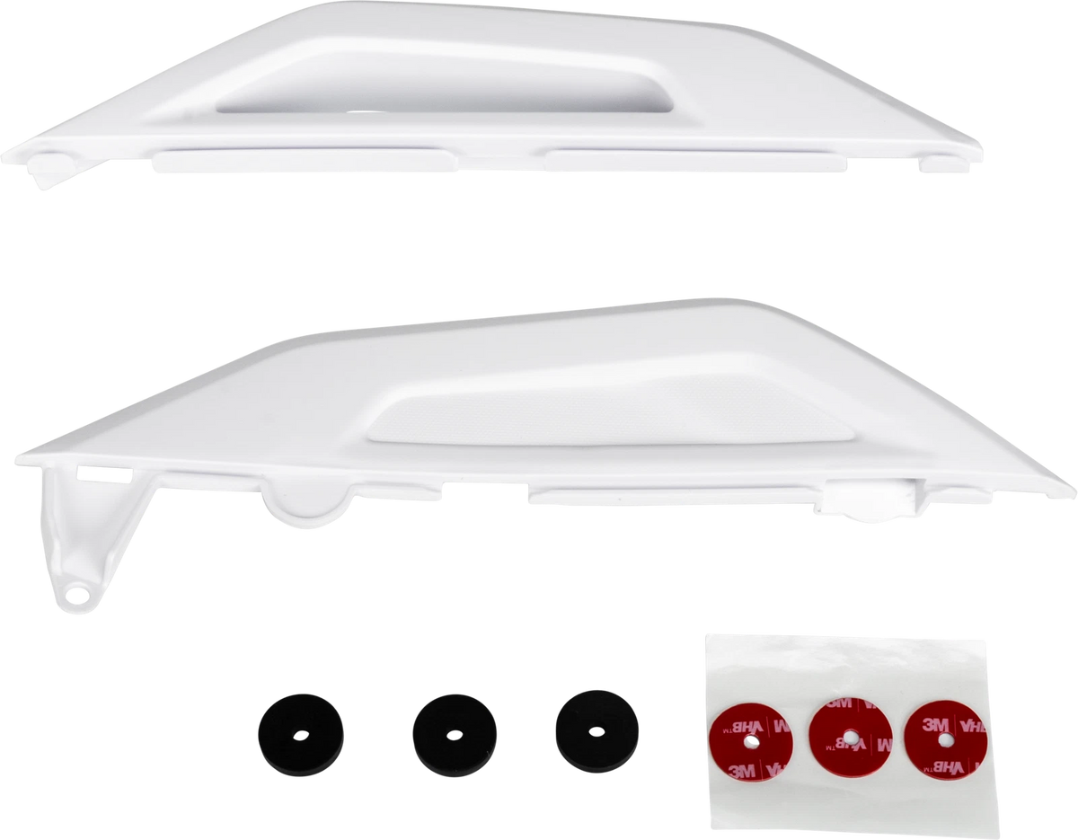 ACERBIS Side Panels Lower Hon White for Honda CRF250R & CRF450R-S 2022-2024