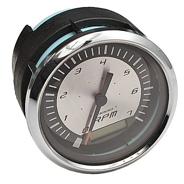 Faria Boat Tachometer Gauge THC052B - with Hour Meter 3 1/4 Inch