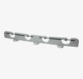 Marine Starboard Rod Storage, 4 Rod Holder - Rack,White, 32 1/2'' X 3