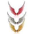Innovative 3D PVC Decal Wing Scratch Sticker for Car and Motorcycle (pair)