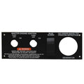 Sea Ray Boat Blank Ignition Panel 2085221 - Dual Engine Aluminum