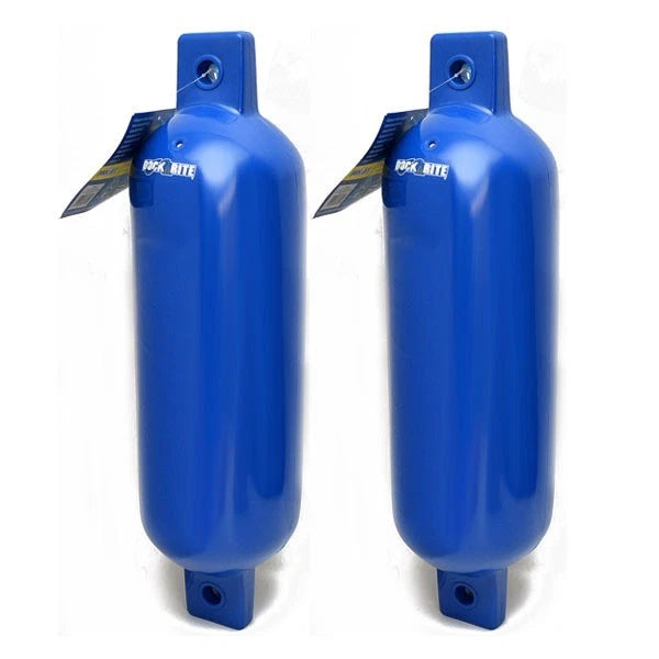 Rubber Boat Bumper Fender - Blue 5.5 X 20 Inch (pair)