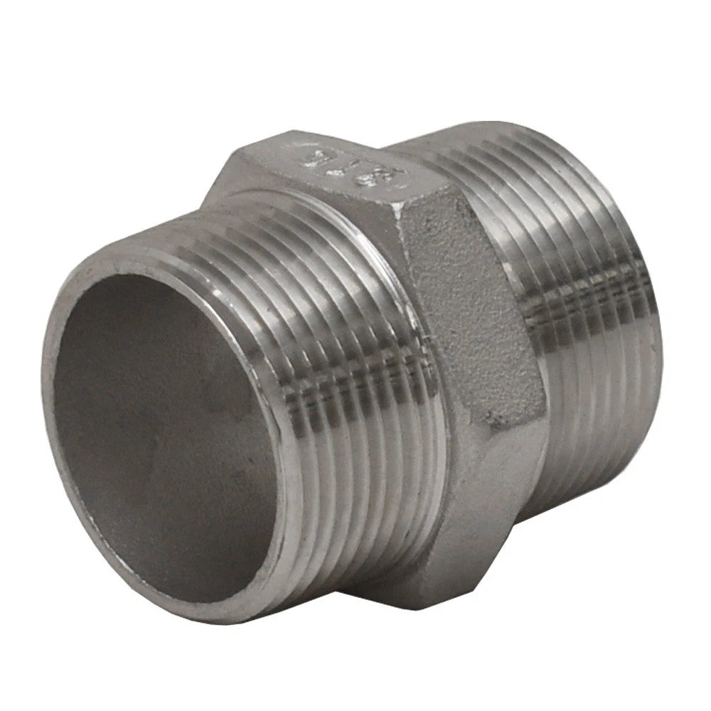 Seabring Marine Boat Hex Nipple Fitting 63726 - 1 1/4 Inch SS