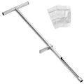 36 Inch T Handle Soil Sampler Probe with Pedal for Garden Lawn Farm Testing