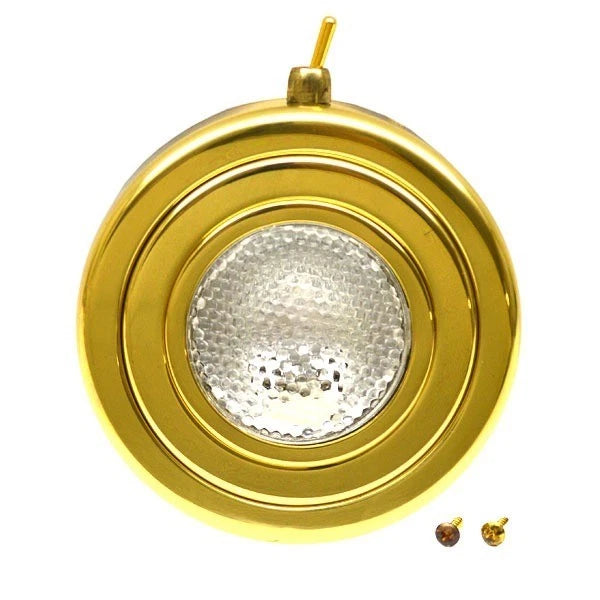 ITC Marine Boat Yacht Cabin Light - 10W Plated Brass