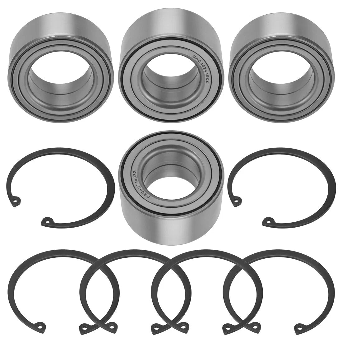 4 Front & Rear Wheel Bearings Kit for Polaris Ranger 900 /XP 900 Crew 2013-2019