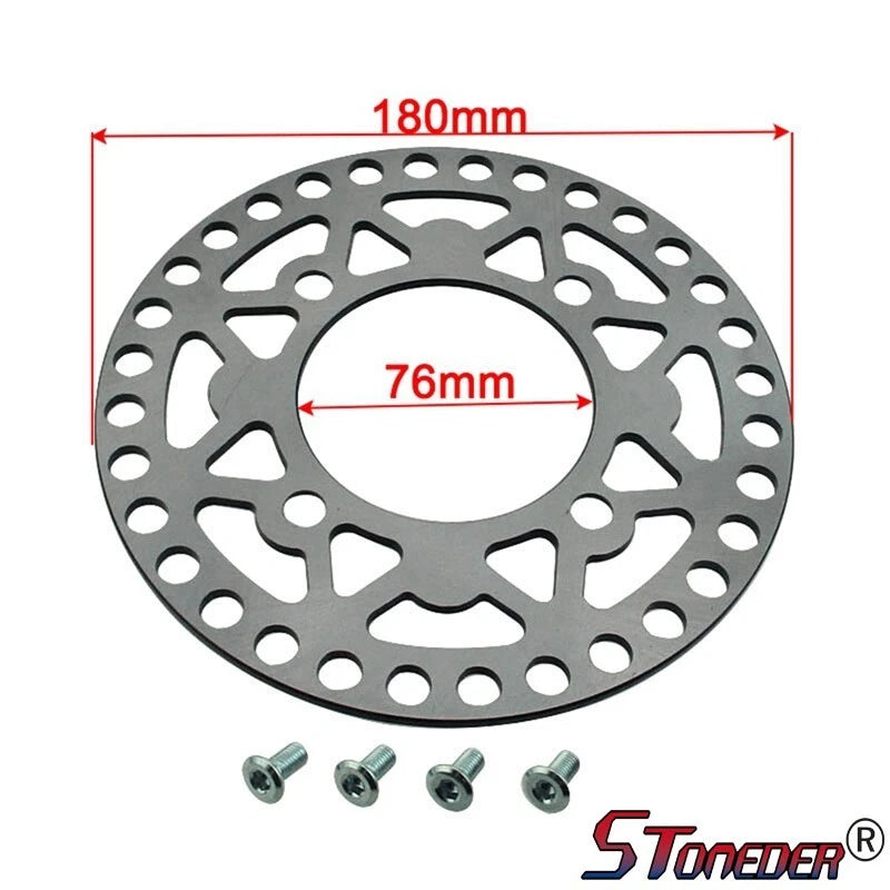 STONEDER 180mm Brake Disc Rotor for 50 70 90cc 110cc 125cc 140cc 150cc Pit Bike
