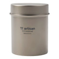 Tight Seal & Moisture Protection 280ml Titanium Canister for Outdoor Use