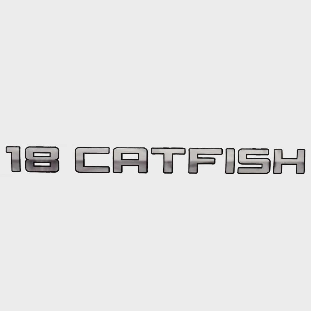 Lowe Boat Model Decal 2264332 - 18 Catfish Gray Sticker